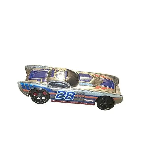 2013 Hot Wheels THE GOV'NER #150 chrome/red/blue;28 ☮Super Chromes loose