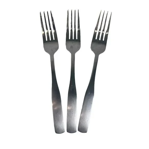 Lot of 3 Cambridge Stainless Dinner Forks‎ 11-17