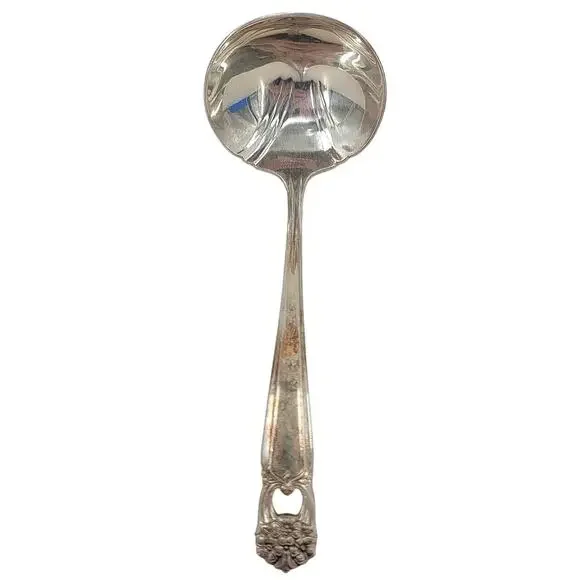 Rogers Brothers Silver Plate Eternally Yours Coquette Gravy‎ Ladle