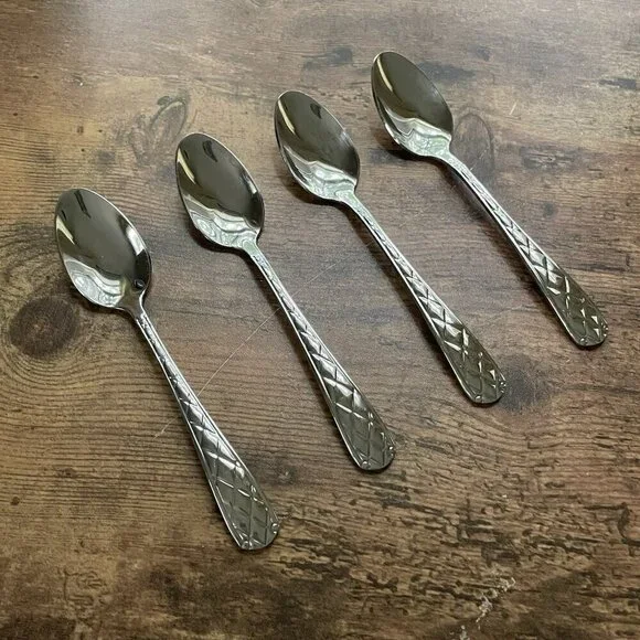 Bombay Casabella Teaspoon Set of 4 Stainless Steel 6 3/4