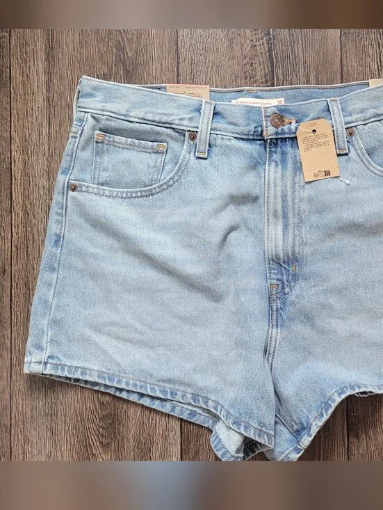 Light Wash Denim Women's Shorts
