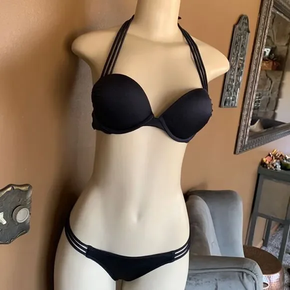 Victoria’s Secret Bra Bombshell Miraculous Push-up Bikini Swimsuit