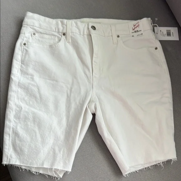 Joes White Denim Shorts