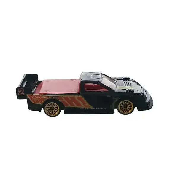 Hot Wheels 1999 Malaysia Base Crash CD ROM Pikes Peak Tacoma 2 Black Red Car
