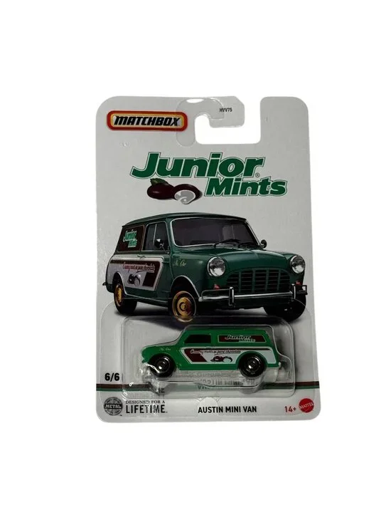 Matchbox Austin Mini Van Candy Deco 6/6 Diecast Car HW75 2023