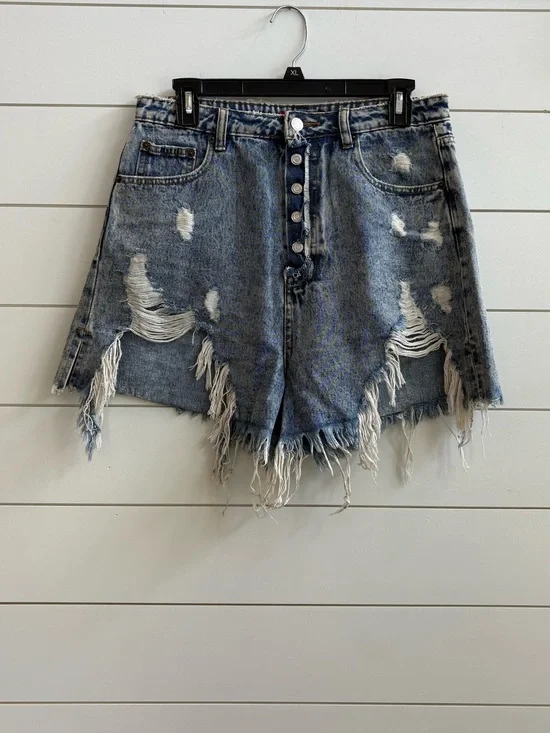 Signature8 Distressed Denim Cutoff Shorts