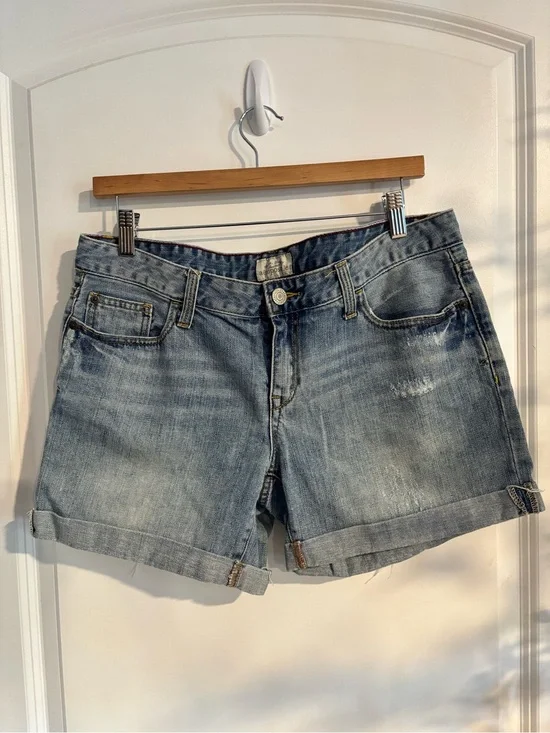 Aeropostale Rolled-Hem Denim Shorts