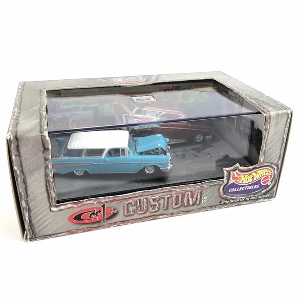 Hot Wheels Cool n Custom Cool Classics Series 3 57 1957 Chevy Nomad Diecast 1/64