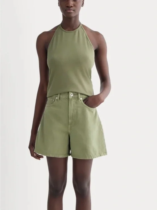 NWT Everlane The A-Line Denim Short