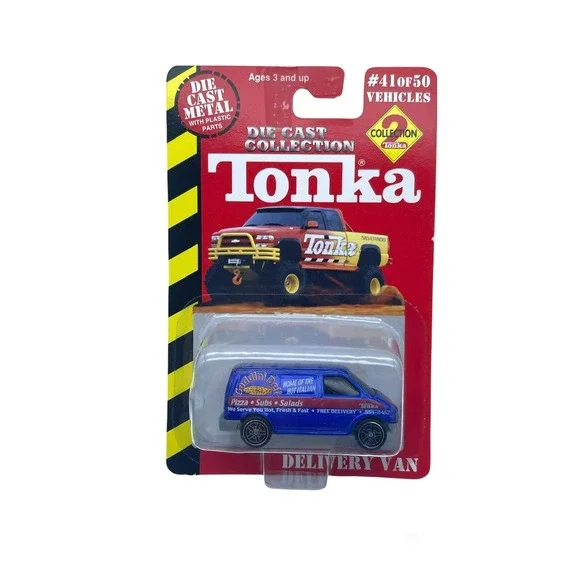 Maisto Tonka Gaddini Deli Delivery Van Blue Vehicle Diecast 1/64 Scale #41/50‎