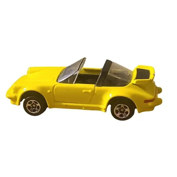 Hot Wheels Porsche 911 SC Targa Exclusive Design Yellow Diecast Toy Race Car