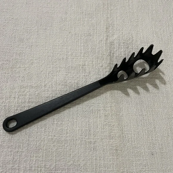 Tailor Made Spaghetti Pasta Measuring Spoon Server Fork Black Nylon‎ 11