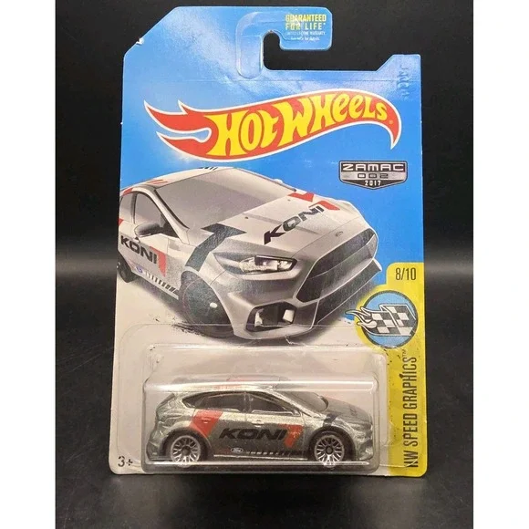 Hot Wheels Ford Focus RS ZAMAC 002 Walmart  2017 HW Speed Graphics Koni Livery