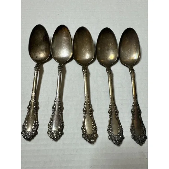International Silver Berkshire  Place Oval Soup Spoon (5)‎