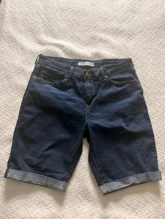 Levi's Navy Blue Denim Bermuda Shorts