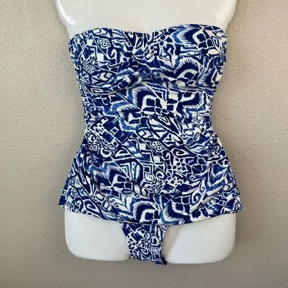 NWT Lauren Ralph Lauren Tankini Swim Top and Matching Bottoms Sizes 8,10,or 16