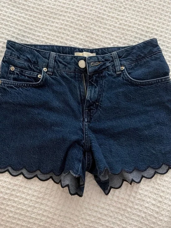 Dark Denim Maje Shorts