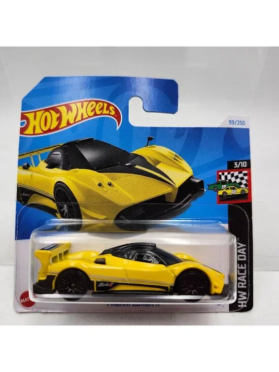 Hot Wheels Pagani Zonda R Yellow 2024 HW Race Day 3/10 99/250 Short Card