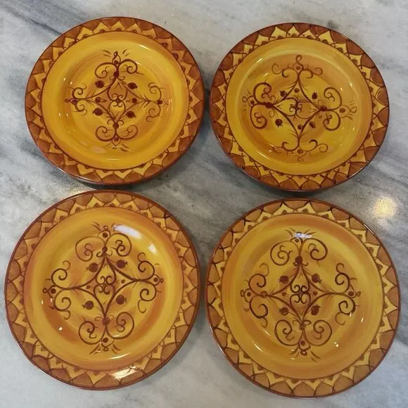 Pier 1 One Karistan Salad Plates | Earthenware | Set of 4