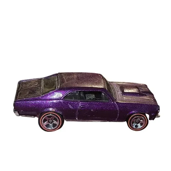 2003 Hotwheels 68 Chevy Nova Redline Series Diecast Paint Burnt Orange