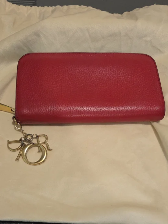 Dior Voyageur Wallet Zip Removable Dior Chain