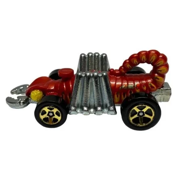 Vintage Hot Wheels Evil Weevil Red Scorpion Collector #325 Loose Malaysia 1985‎