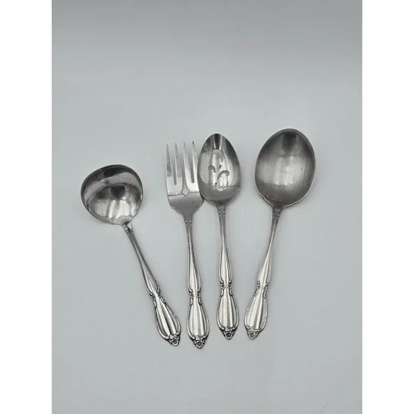 Oneida Chatelaine Set 4‎ Serving Pieces Spoon Community Stainless Flatware