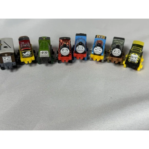 Lot Of 8 Thomas The Tank Engine Train Minis Miniature