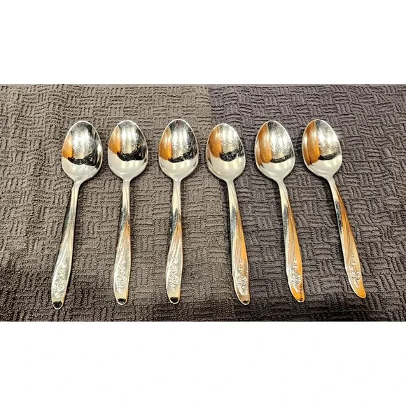 Oneida Stainless Tablespoons   ROSEANNE‎  Discontinued   Set of 6