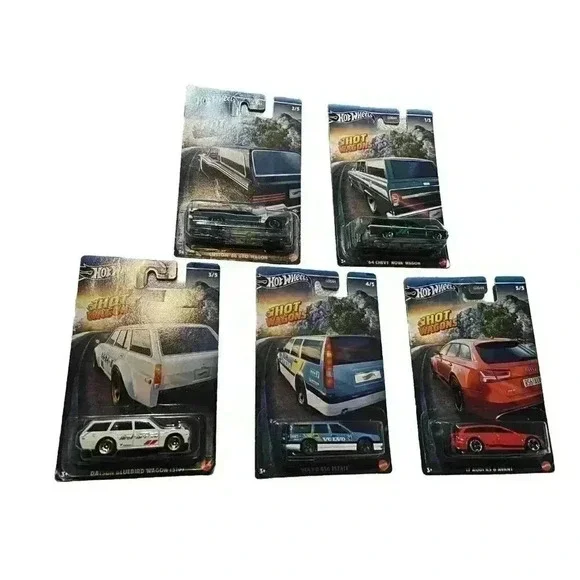 2023 HOT WHEELS HOT WAGONS SET OF 5 NIP WALMART EXCLUSIVE