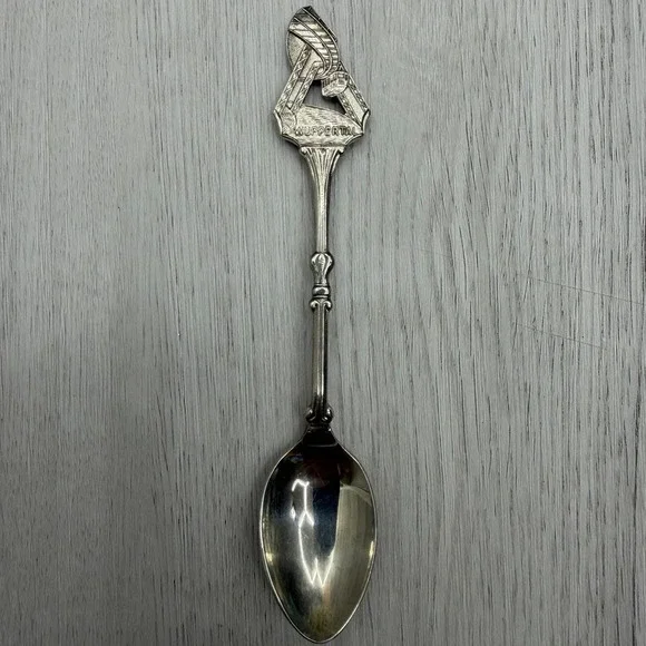 Wuppertal Germany Souvenir Spoon Schwebebahn Suspended Railway