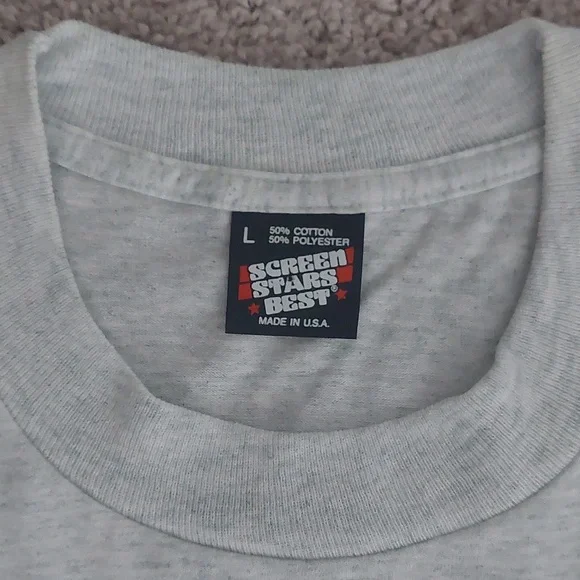 SCREEN STARS BEST Gray Fajitas Graphic T-Shirt NWOT