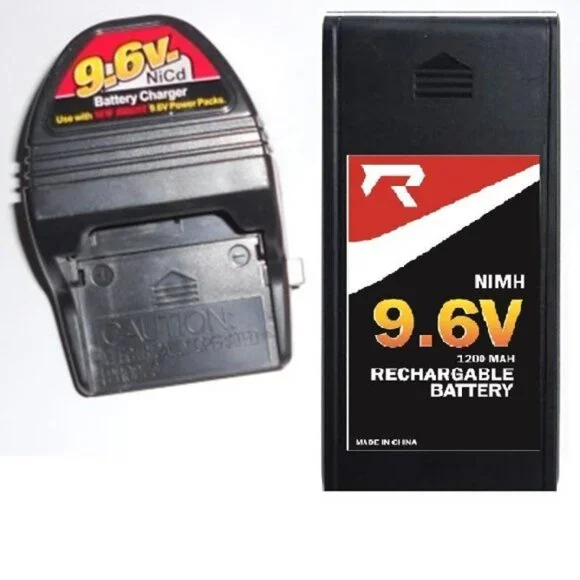 Combo 9.6 Volts / 1200 Nimh Battery with Charger for  New Bright RC Truck