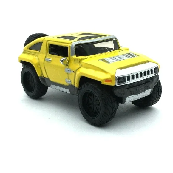 Maisto All Stars Hummer‎ HX Concept SUV Yellow Diecast 1/64 Scale Loose