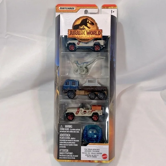 NIP Matchbox Jurassic World Dominion Set