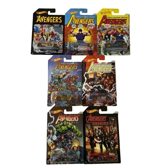 Hot‎ Wheels 2017 The Avengers Complete Set Factory Sealed