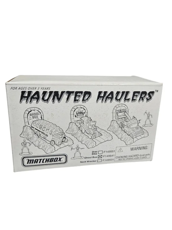 Matchbox 1997 Haunted Haulers Ghoul Bus Play Set w/ Box Halloween Mattel