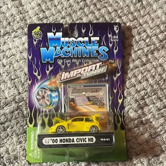 New muscle machines 1:64 scale  diecast adult collectible 2000 Honda Civic HB