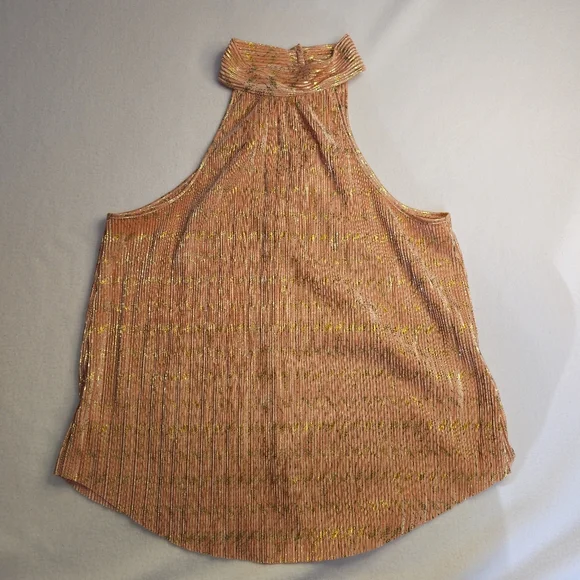 Pleated Anthropology halter top Size XS