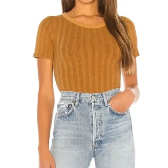 FREE PEOPLE | We The Free Escape Short Sleeve Tee In Neutral | S