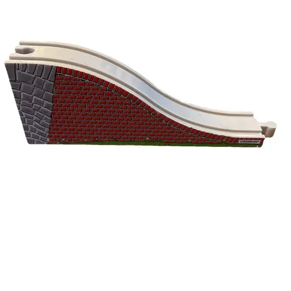 Orbrium Plastic Train Track Piece Hill Riser Part 8 Inch Length