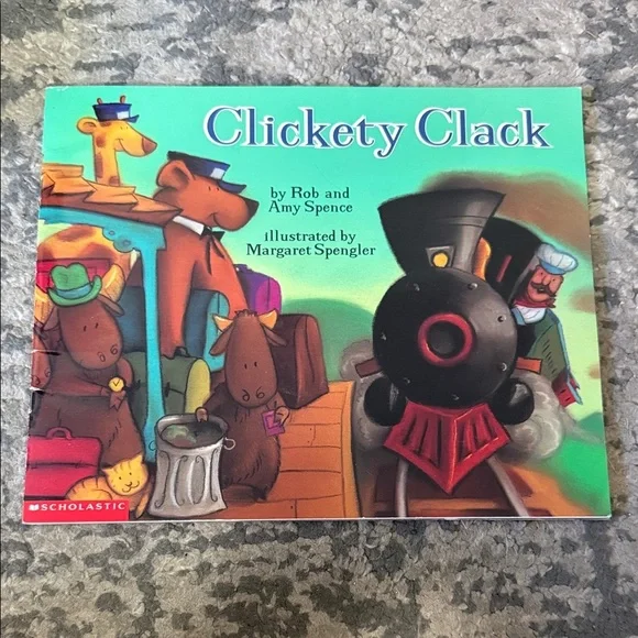 Scholastic Clickety Clack Picture Book - Green and Black Cover