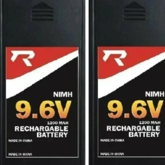 2 PCS - 9.6 Volts / 1200 mah / Nimh battery for New Bright Lane RC Truck