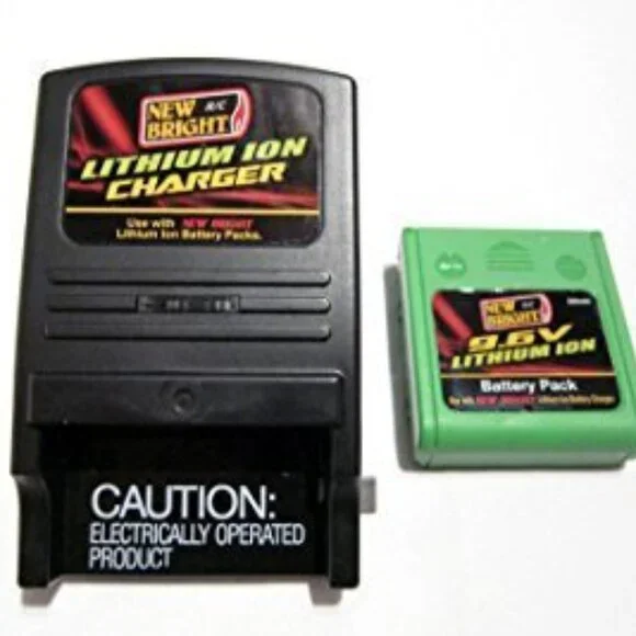 1 x Combo New Bright 9.6v Battery and Charging Adapter for RC Truck