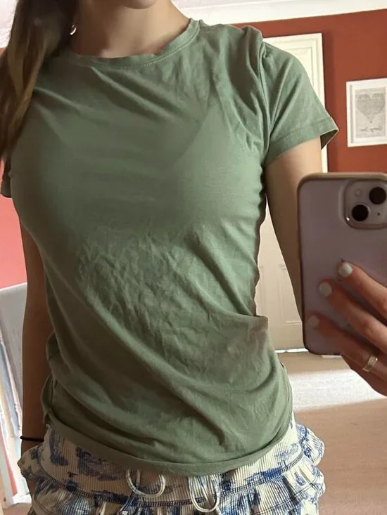 Green t-shirt