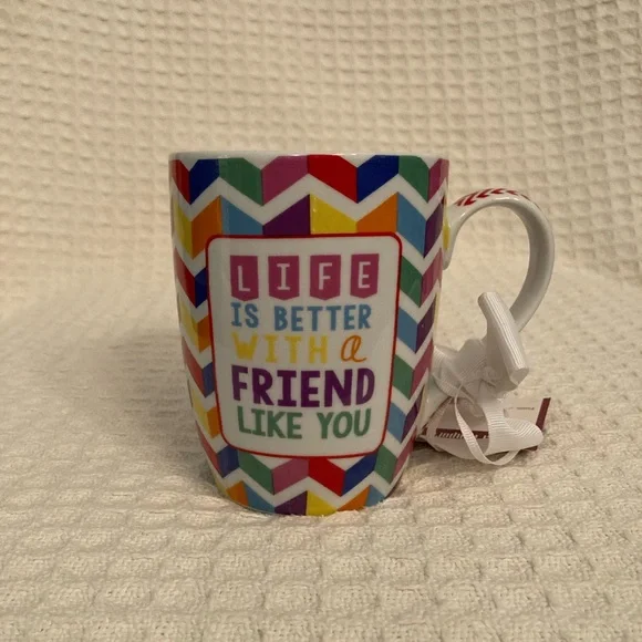 Pier 1 Imports Life Is Better With A Friend Like You Mug New With Tags