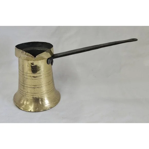 Brass Long Handled Ladle Pourer Dipping Bucket Pot‎