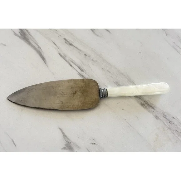 Vintage Cake Server Sheffield England 10