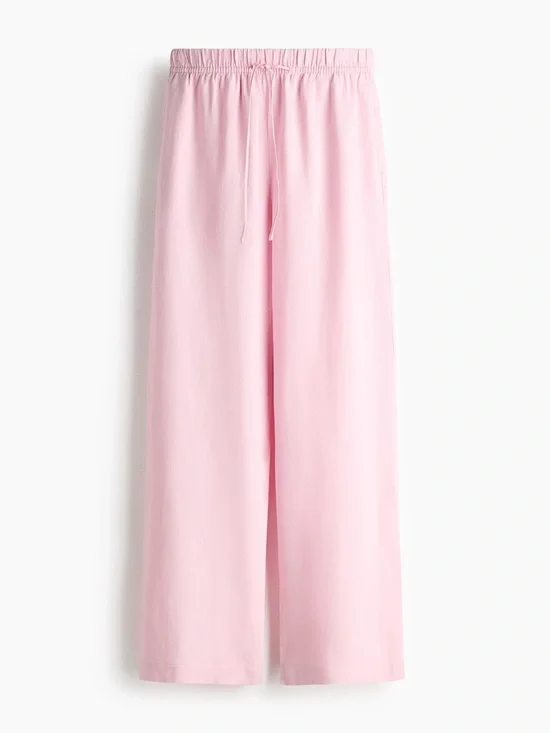 H&M linen blend pants