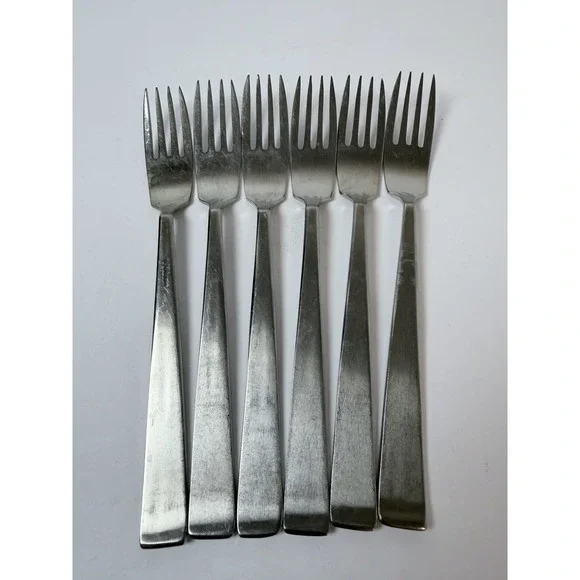 Sola Holland 6 Dinner Fork Set CORA MCM Stainless Steel Flatware